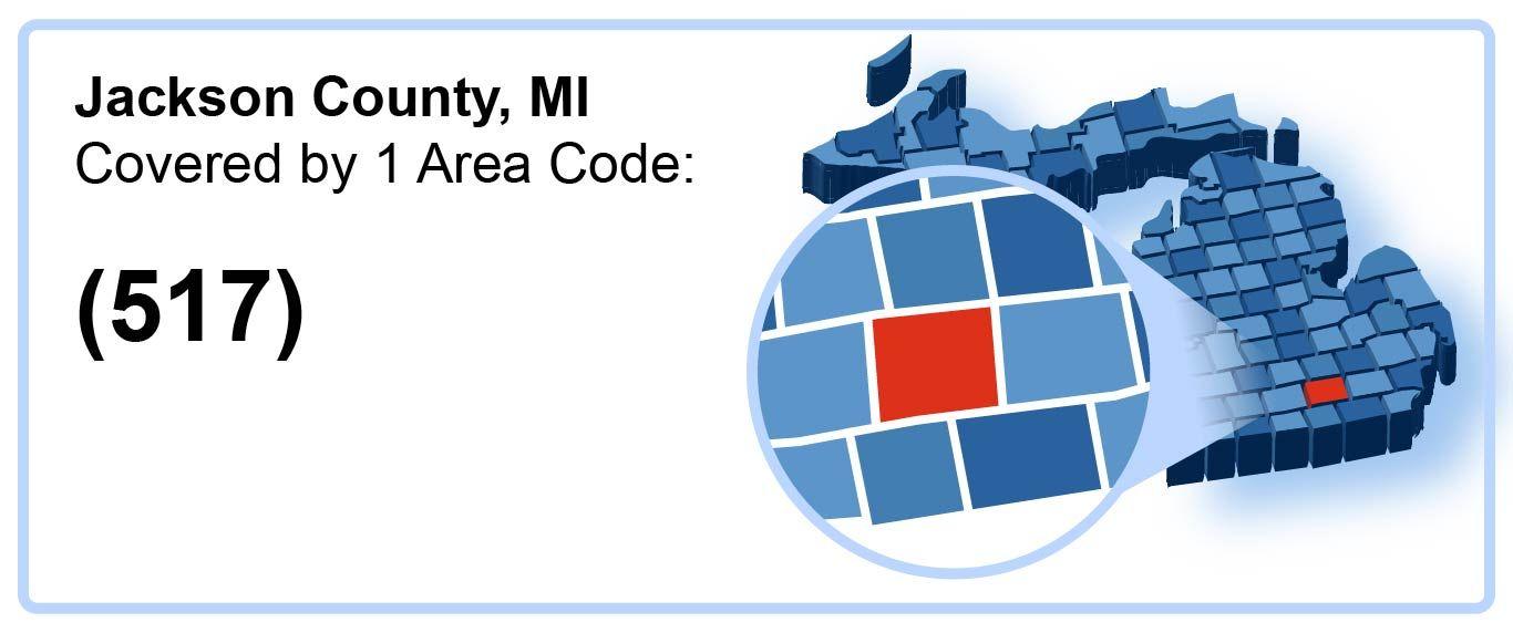 517_Area_Code_in_Jackson _County_Michigan